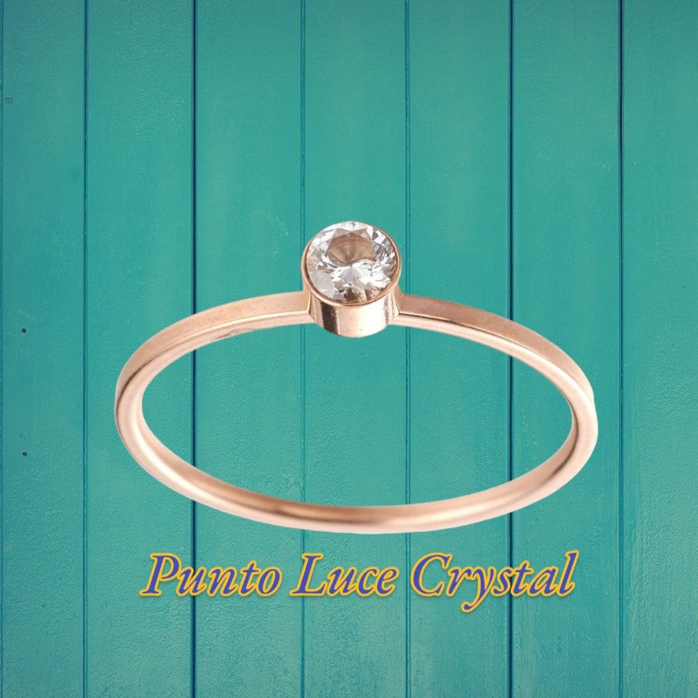 Anello Punto Luce Crystal