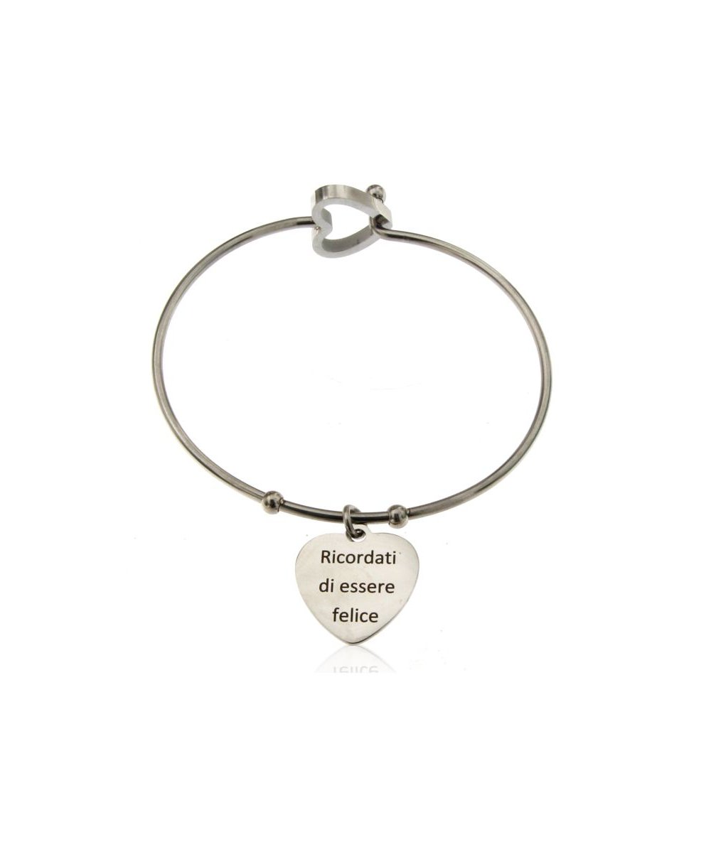 Bracciale rigido con cuore