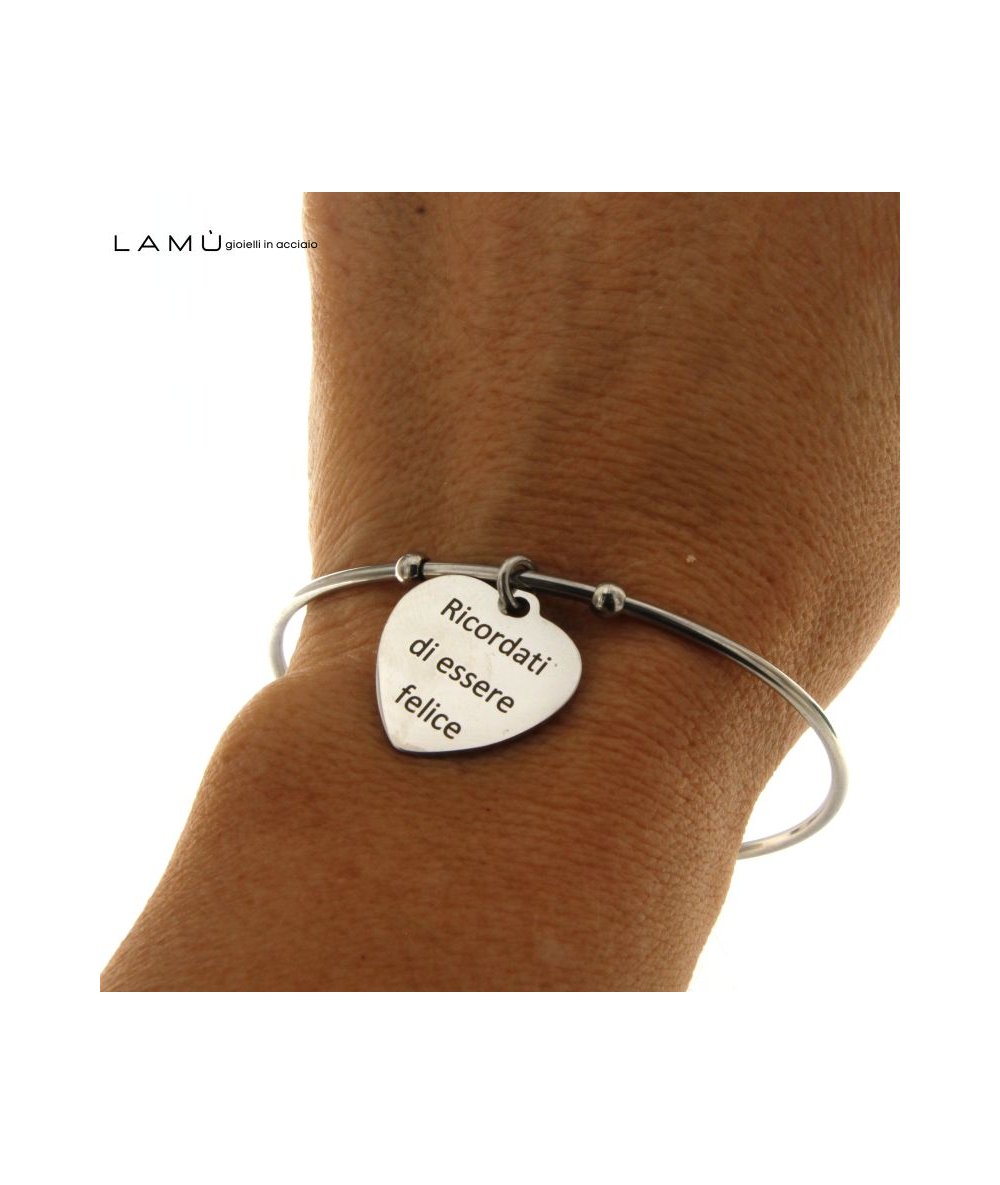 Bracciale rigido con cuore